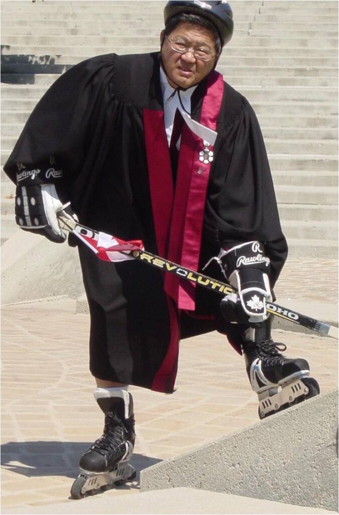 Art Miki — from the hockey rink to the courtroom: hockey player and Citizenship Judge (2004).